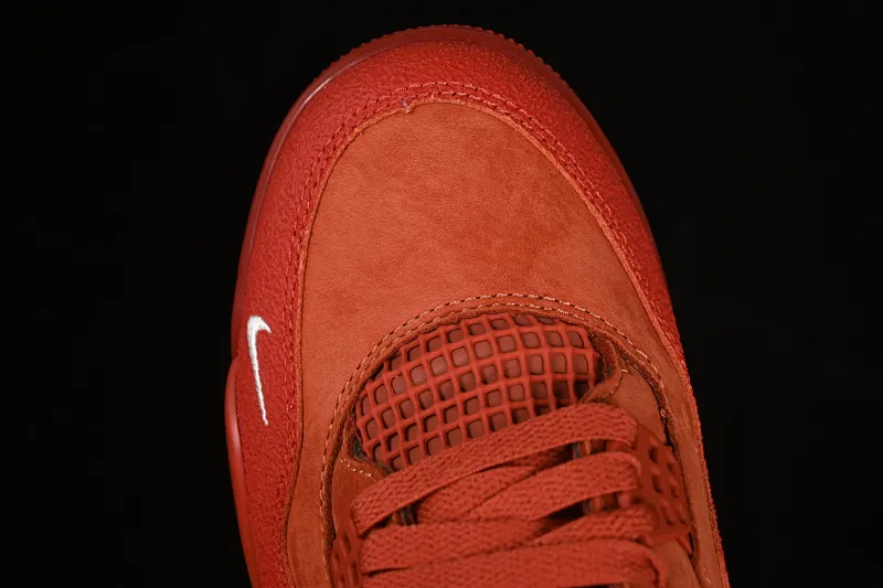 All categories Air Jordan Jordan series basketball shoes Air Jordan 4 OG version Nigel Sylvester x Air Jordan 4 OG "Brick By Brick" AJ4 Joe 4 Orange Brown Suede HF4340-800